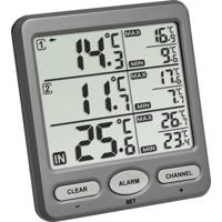 TFA Dostmann TRIO Draadloze thermometer Antraciet - thumbnail