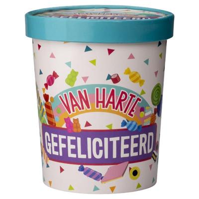 Paperdreams Snoepbeker ø12x14cm - gefeliciteerd