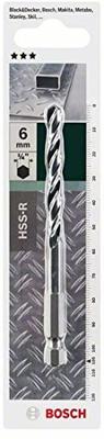 Bosch Accessoires HSS-R Metaalboor Zeskant 6mm - 2609255143
