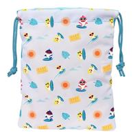 Snacktas Baby Shark Surfing Blauw Wit PVC 20 x 25 x 1 cm Zak - thumbnail