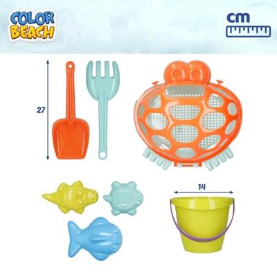 Strandspeelgoedset Colorbaby 14 cm