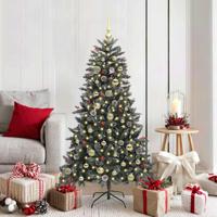 VidaXL Kunstkerstboom met 150 led groen 150 cm pvc en plastic en staal - thumbnail
