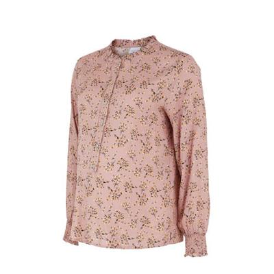 MAMALICIOUS gebloemde zwangerschapstop Bridgett roze