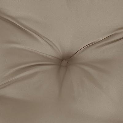 VidaXL Tuinbankkussens 2 st 100x50x7 cm oxford stof taupe - thumbnail