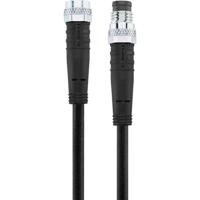 Escha 8044017 Sensor/actuator connector, geassembleerd M8 Aantal polen (sensoren): 4 Stekker, recht, Bus, recht 2.00 m 1 stuk(s) - thumbnail