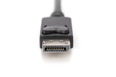 Digitus AK-330111-020-S HDMI-kabel DisplayPort / HDMI Aansluitkabel DisplayPort-bus, HDMI-A-stekker, USB-A stekker 2 m Zwart 4K UHD, Afgeschermd (dubbel), Digitus AK-330111-020-S HDMI-kabel DisplayPort / HDMI Aansluitkabel DisplayPort-bus, HDMI-A-stekker, USB-A stekker 2 m Zwart 4K UHD, Afgeschermd (dubbel),