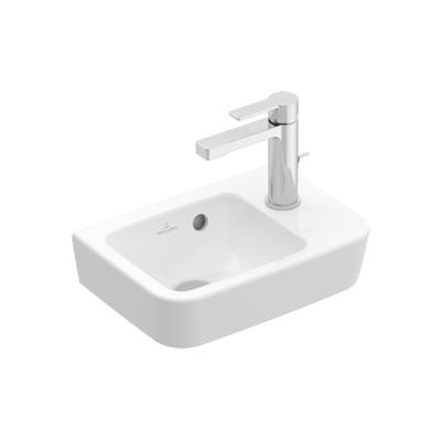 Villeroy & Boch O.novo fontein 1 kraangat rechts met overloop 36x25cm - wit 43433601