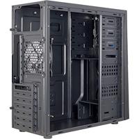 Inter-Tech b-02 rgb midi tower behuizing (zwart | 3x usb-a | rgb | window) - thumbnail