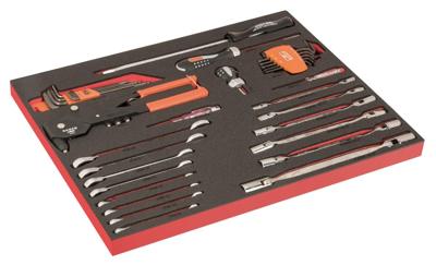 Bahco Foaminlay Fit&Go 3/3 met sleutels en inbussleutels - met lasermarkering - 42-delig - FF1A221LM