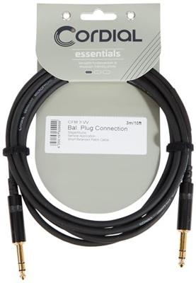 Cordial CFM 3 VV Rean gebalanceerde stereo jack-jack kabel 3m - thumbnail