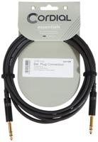 Cordial CFM3VV Jackplug Instrumenten Kabel [1x Jackplug male 6,3 mm - 1x Jackplug male 6,3 mm] 3.00 m Zwart - thumbnail