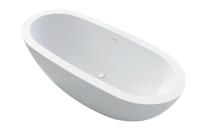 Best Design Vrijstaand Bad Cruise 180x80x60 cm Solid Surface Mat Wit - thumbnail