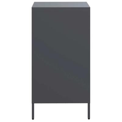 Dressoir 35x39x73,5 cm koudgewalst staal antracietkleurig