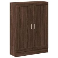 Boekenkast 82,5x30,5x115 cm bewerkt hout bruineikenkleurig - thumbnail