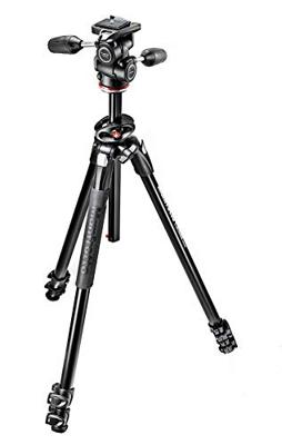 Manfrotto MK290DUA3-3W aluminium statiefkit Manfrotto MK290DUA3-3W aluminium statiefkit