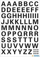 Etiket herma 4158 10mm letters a-z zwart - thumbnail