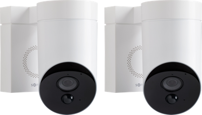 Somfy 2401563 – Outdoor Camera (Wit) - Full HD camera met nachtzicht en krachtige sirene (110 dB)