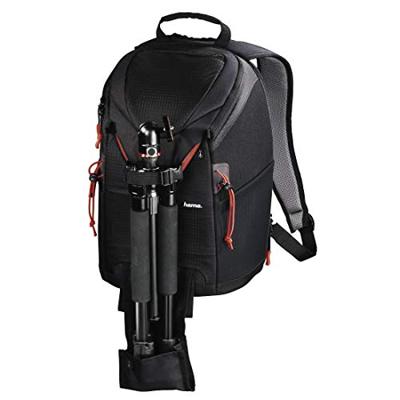 Hama Camerarugzak voor DSLR camera en uitrusting (fotorugzak, 15 l, snelle toegang, tabletvak, regenbescherming, statiefhouder, handbagagegeschikt) zwart