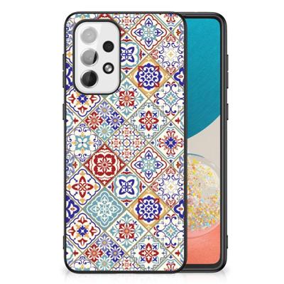 Samsung Galaxy A73 Marmeren Print Telefoonhoesje Tiles Color