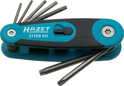 Hazet Binnen-Torx Haakse schroevendraaierset T 9, T 10, T 15, T 20, T 25, T 27, T 30, T 40 8-delig - thumbnail