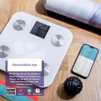 truelife FitScale W6 BT Personenweegschaal Digitaal Weegbereik (max.): 180 kg Wit, Grijs Met Bluetooth - thumbnail