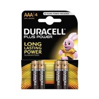 Duracell Batterij plus power aaa (p4) - thumbnail