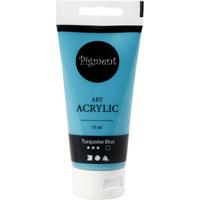 Creativ Company Pigment art acrylverf turquise blauw, 75ml - thumbnail