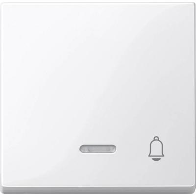 Merten 435819 Wipschakelaar bel Afdekking System M, 1-M, M-Smart, M-Plan, M-Creativ Polar-wit (glanzend) 1 stuk(s)