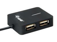 Equip USB-Hub USB 2.0-hub 2 poorten Zwart - thumbnail