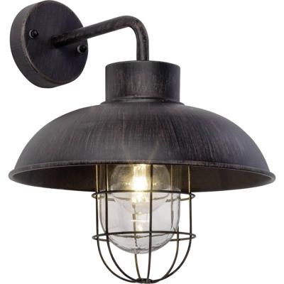 Brilliant Portland 96297/06 Buitenlamp (wand) LED E27 60 W Zwart Brilliant Portland 96297/06 Buitenlamp (wand) LED E27 60 W Zwart