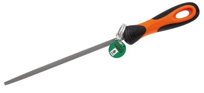 Bahco Vierkante vijl ERGO™ | met veiligheidsring | met hecht | halfzoet | 200 mm - TAH1-160-08-1-2