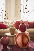 Pip Studio Vaas Metaal Groot Oud Roze 31x42cm - thumbnail