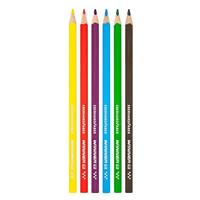 Eberhard Faber EF-511406 Kleurpotlood Winner Driekantig Assorti Etui à 6 Stuks - thumbnail