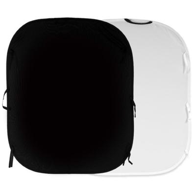 Manfrotto LL LC5621 Collapsible chromakey zwart/wit 180x150cm