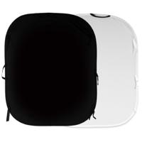 Manfrotto LL LC5621 Collapsible chromakey zwart/wit 180x150cm - thumbnail