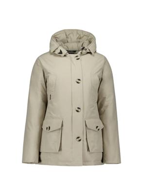 4 Pocket Parka HRG0428-FW24 907 Taupe Plaza