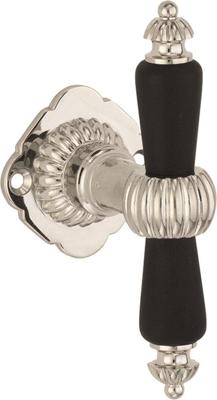 Grote kastknop Nouveau ebben MGN