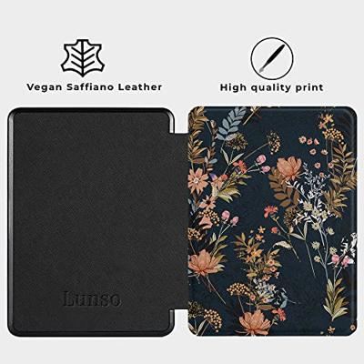 Lunso - Kobo Glo / Glo HD / Touch 2.0 (6 inch) - Vegan saffiano leren sleepcover hoes - Urban Park