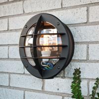 Wandlamp Oden met stopcontact - Helder glas - thumbnail