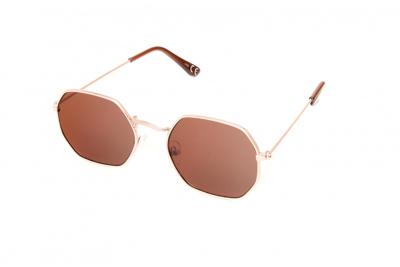 Kost zonnebril unisex bruin/goud (H59) Kost zonnebril unisex bruin/goud (H59)