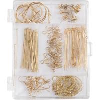 Creativ Company Sieraden startset, ca. 175 stuk, verguld, 1 set - thumbnail