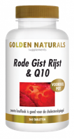 Golden Naturals Rode Gist Rijst & Q10 Tabletten - thumbnail