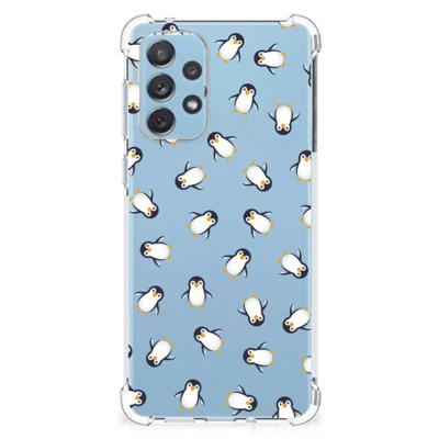 Doorzichtige Silicone Hoesje voor Samsung Galaxy A73 Pinguïn Doorzichtige Silicone Hoesje voor Samsung Galaxy A73 Pinguïn