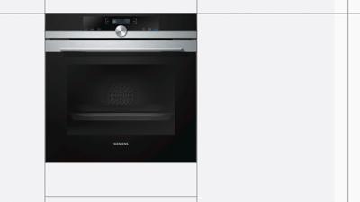 Siemens HB634GBS1 oven Elektrische oven 71 l Zwart, Roestvrijstaal A+