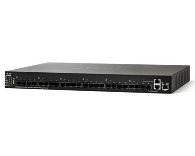 Cisco SG550XG-24F Stackable Managed Switch, 24x 10Gigabitsfp+, 2x 10Gigabit 10Gbase-T (Combo with OptiPlex +), 1x Gigabit Management