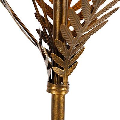 QAZQA Vintage vloerlamp goud 70 cm - Botanica