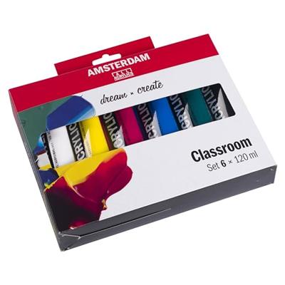 Royal Talens Amsterdam Standaard Series Set - Classroom - 6 x 120ml