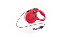 Flexi rollijn classic cord XS rood 3 meter - thumbnail