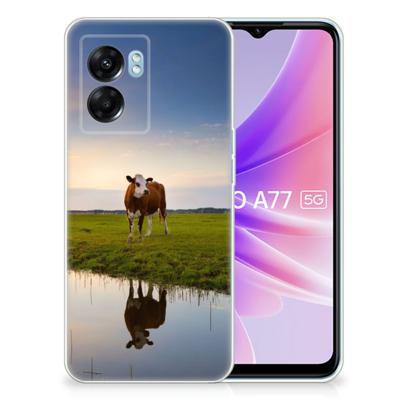 OPPO A77 | A57 5G | TPU Hoesje | Koe OPPO A77 | A57 5G | TPU Hoesje | Koe