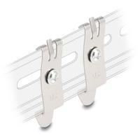 Delock 88142 Adapter Schroefbevestiging Zonder connectoren Grijs - thumbnail